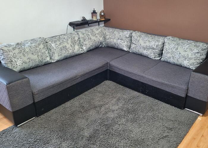 Grajewo ogłoszenia: Sprzedam solidny narożnik z funkcją spania.Duży i wygodny...