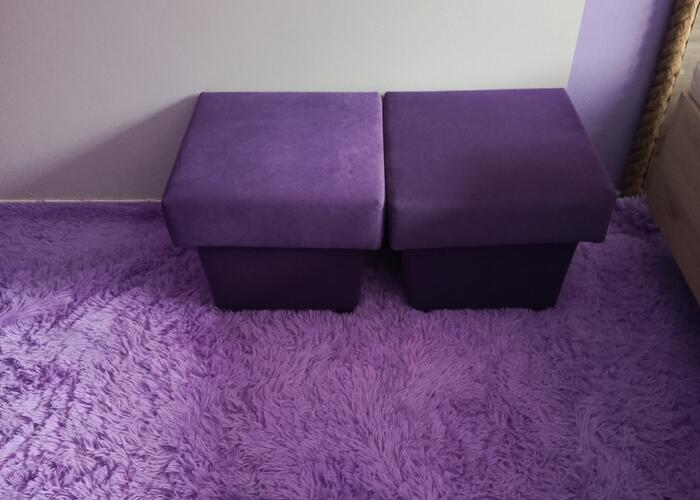 Grajewo ogłoszenia: Sprzedam dwie pufy 50 zł za jedną.